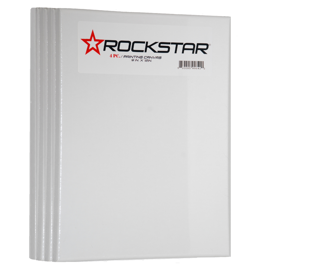 Rockstar Painting Canvas- 4 Pack