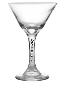 Rockstar Martini Glass